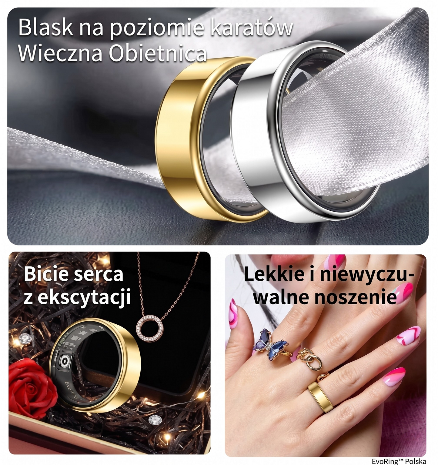 EvoRing™ – Inteligentny Monitor Zdrowia i Snu