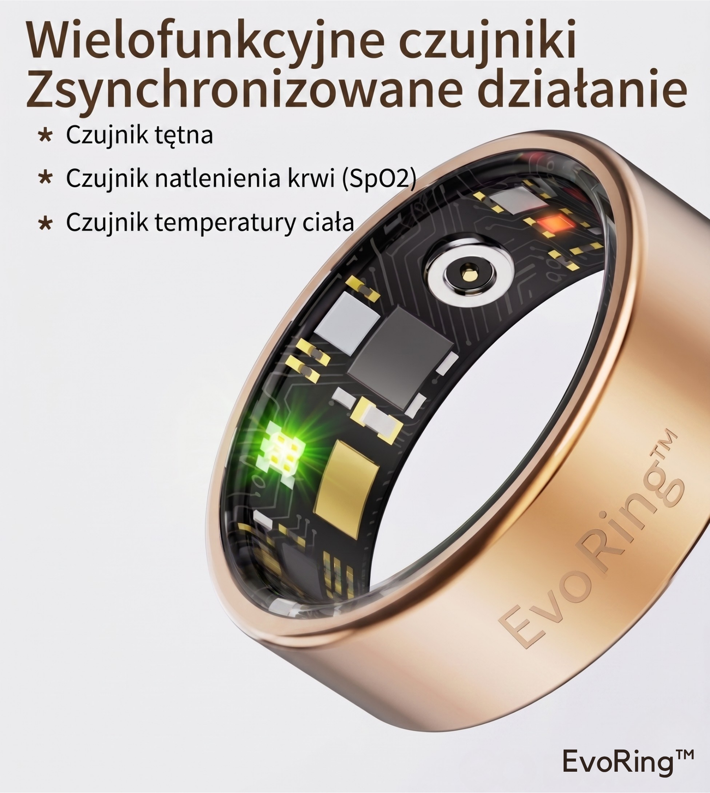 EvoRing™ – Inteligentny Monitor Zdrowia i Snu