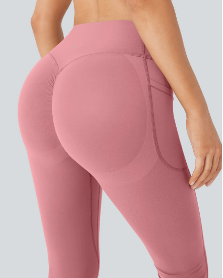 Modelujące Spodnie Flare z Efektem Push-Up